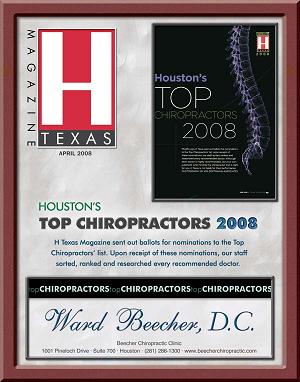 Houston's Top Chiropractor 2008
