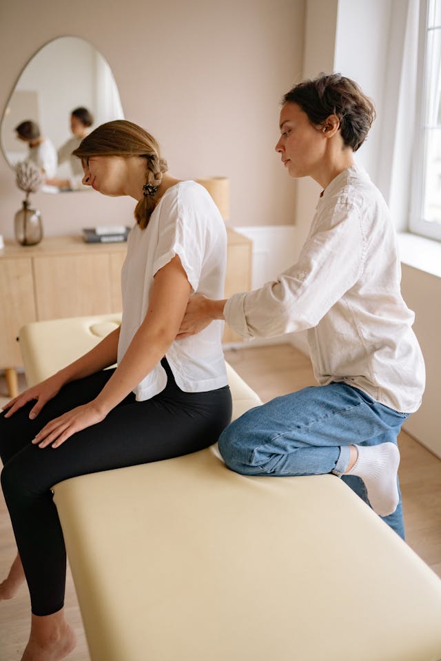 Woman with Back Pain
